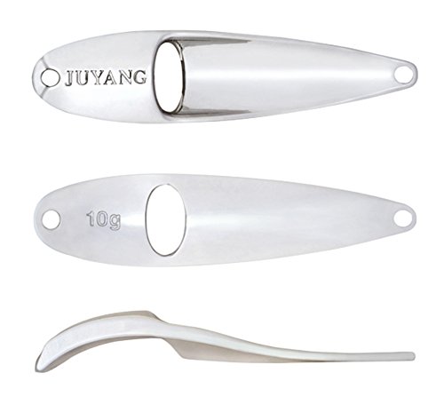 ジグスプーン「Turbine タービン」（シルバー, 20g）［ ショアジギング ヒラメ マゴチ シーバス チヌ メッキ カマス サワラ ワラサ 青物 ルアー ジグ スプーン 釣り ］ 5枚目