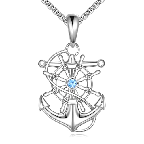 Collier ancre en argent pour accompagner les voyageurs dans leurs aventures