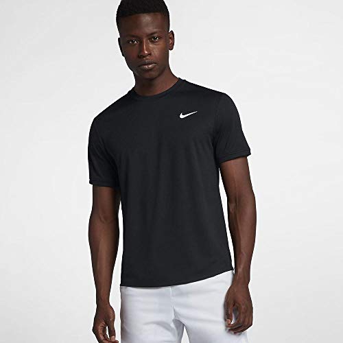 Nike Miler T-Shirt Homme rouge haut de sport respirant avec bandes réfléchissantes