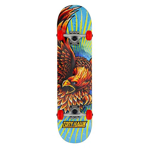 Tony Hawk Golden Hawk Longboard, Erwachsene, Unisex, Mehrfarbig (Mehrfarbig), 19 cm