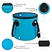 Car Wash Bucket 3.2 Gallon, Collapsible Bucket for Cleaning Supplies Car Wash Fishing, Plumbing Water Container Outdoor Camping Kids Sand Play Toy Organizer, Portable Laundry Wash Basin RV Essentials