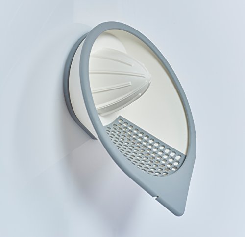 Joozy - Spremiagrumi a parete Bianco/grigio