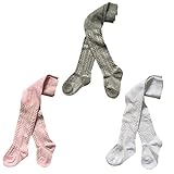 Gellwhu 3 Pairs Baby Girls Toddler Boys Leggings Pants Tights Panties Stockings (0-6 Months)