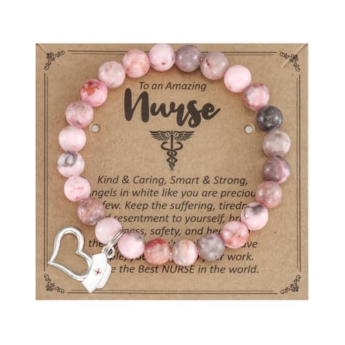 HUTIMY Nurse Thank You Gifts for Women 2025 Nurse Week Practitioner Appreciation Jewelry