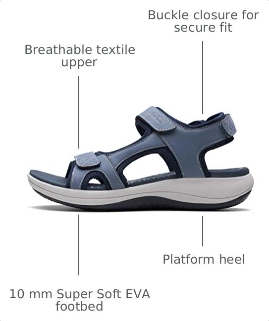 Image of Clarks Women's Mira Bay Flat Sandal