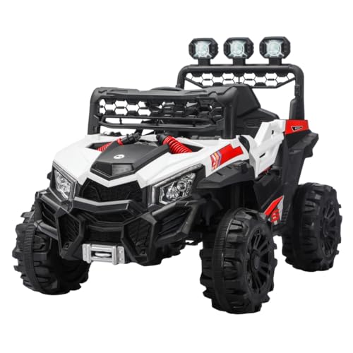 Quadriciclo Elétrico Infantil Frente/Ré Sport Maxi Toys (Branco)