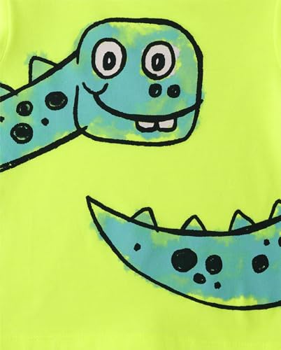 Image of The Children's Place Baby Boys' and Toddler Dinos Short Sleeve Graphic T-Shirts,multipacks