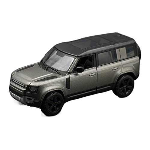Modelo de metal fundido Diecast 1:24 Land Rover Defender 110 negro miniatura 3