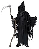 California Costumes Shadow of Death Grim Reaper Child Costume Large size 10-12, Black