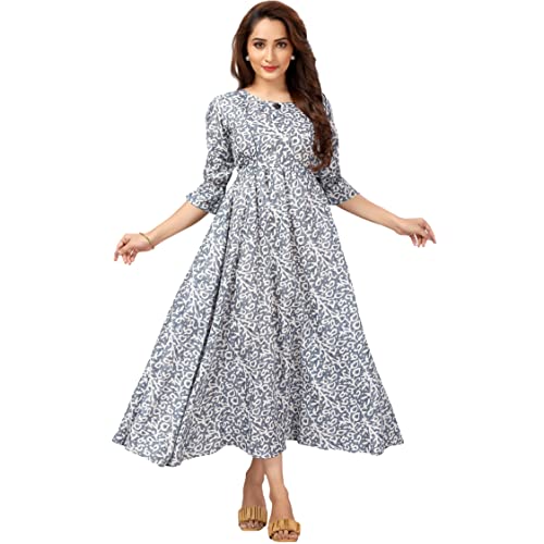 CEE 18 Women's Cotton Rayon A-Line Maternity Feeding Kurti with Zippers (10005)