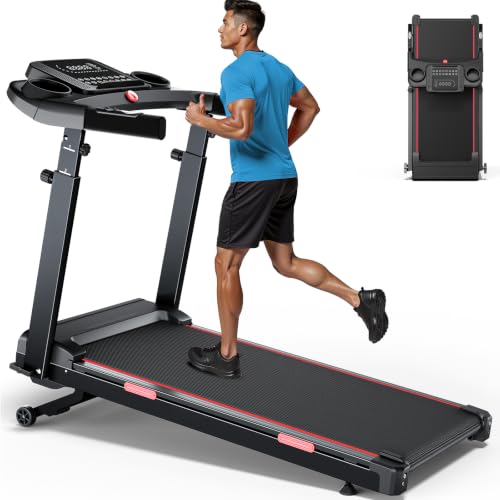 Advzon 3.5 HP Auto Incline Treadmills for Home - Adjustable Height Handle Bars, 8.7 MPH, Wide Belt,...