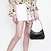 LOVEVOOK Small Purses for Women, Retro Classic Black Shoulder Bag Cute Mini Handbag, Vegan Leather Tote Clutch Purse Hand Bags