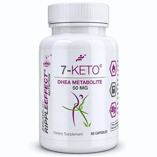 Bricker Labs 7-Keto DHEA Metabolite 50 mg Dietary Supplement for Metabolic Support and Energy Balance, 60 Capsules