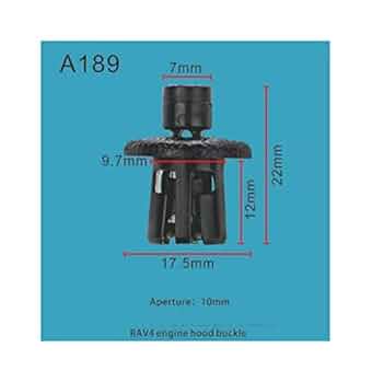 Amazon.com: Autobahn88 Push-Type Clip, compatible with