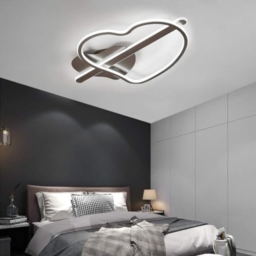 Chandelier LED marron pour chambre d'enfant avec lumière modulable et télécommande - 2