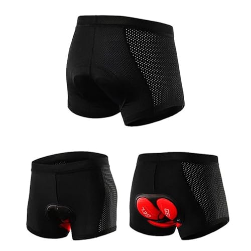 Calzas ciclistas transpirables con almohadilla gel 5D Hombre miniatura 3
