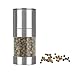 Fitsund Moulin à Poivre Manuel,Moulin à Sel et Poivre, Moulin à épices en Acier Inoxydable,Taille de Grain Réglable (argenté, 1 pièce)
