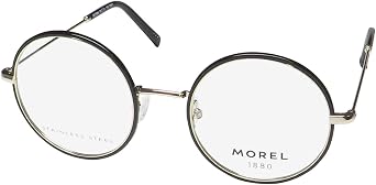 MOREL 1880 60159m Eyeglass Frame/Glasses Round Lenses French Designer Nerd Style
