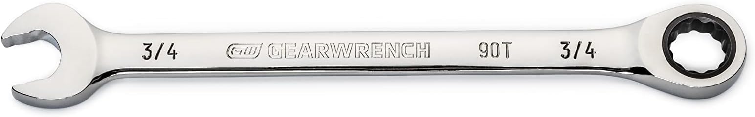 GEARWRENCH 3/4" 4 Degree Swing Arch 12 Point Ratcheting Combination Wrench - 86949 (Pack of 5)