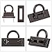 3 Pieces Twist Turn Locks for Purse Closure Clasp Lock, Clutches Locks Clip for Wallet, Briefcase, Handbag Making