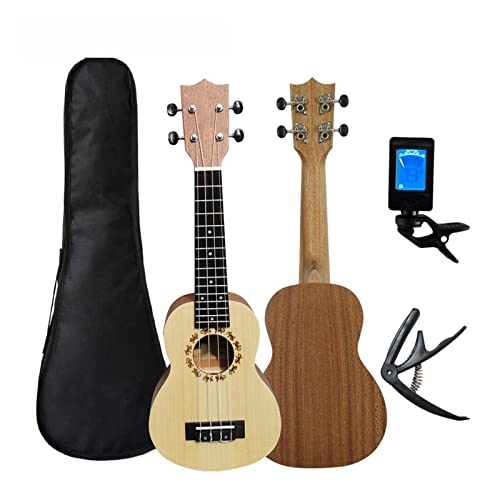 ukulélé Voyage 21 Pouces Acajou Ukulele 4 String Ananas Guitar Guitar Musica Tuner avec Sac (Color : Spruce Ukulele) - Les Beatles, Paul McCartney, John Lennon, RIngo Starr, George Harrison ukulélé Voyage 21 Pouces Acajou Ukulele 4 String Ananas Guitar Guitar Musica Tuner avec Sac (Color : Spruce Ukulele)