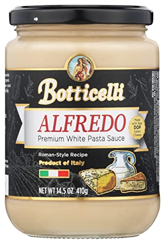 Botticelli Alfredo Premium Pasta Sauce, 14.5 Ounce (Pack of 6)