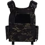 Tuxapo Tactical Molle Vest for Men Laser Cutting Modular Lightweight Quick Release Adjustable Vests