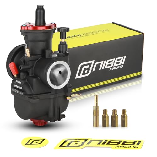 NIBBI Carburetor PWK 24mm Motorcycle 125cc-150cc Power Carb With Carb Jets Fit GY6 Engine Dirt Bike Mini Bike SSR TTR Apollo TaoTao ATV