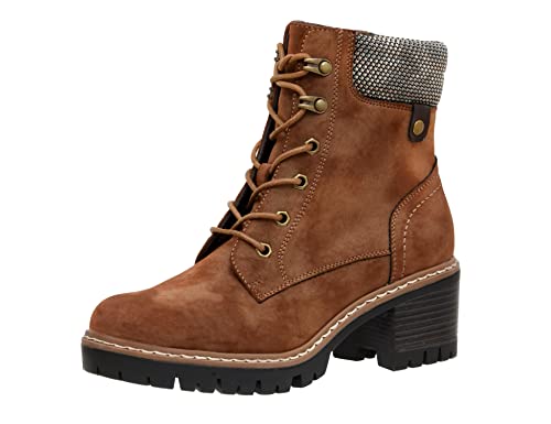 CUSHIONAIRE Women's Raya Lace up boot +Memory Foam