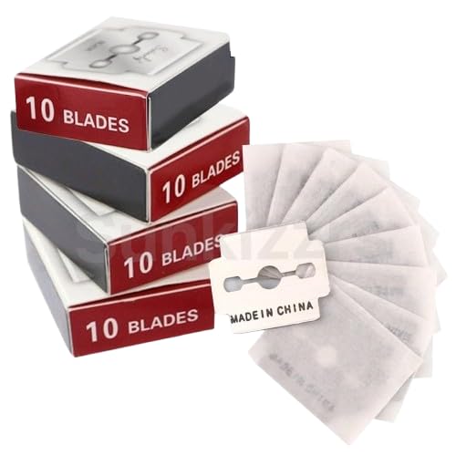 40-Pcs Stainless Steel Corn Hard Tough Skin Remover Shaver Foot Blade Replacement Spare Blades For Foot Callus Remover/Hard Skin Heel Shaver/Pedicure Cutter Tool (Excluding Handle)-image-17