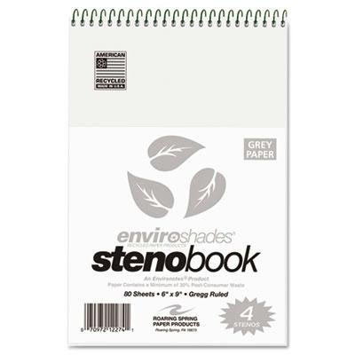 Amazon.com: Roaring Spring - 3 Pack - Enviroshades Steno Notebook Gregg ...