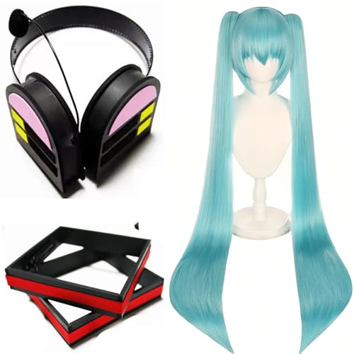 FMPVDI Women Wigs Women Wigs Hair Women Halloween (Blue)