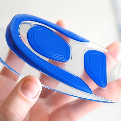 Image of Advanced Heel Cups for Heel Pain Relief - Walk & Stand All Day in Comfort from Plantar Fasciitis, Achilles Tendonitis & Heel Spurs, Upgraded Gel Heel Inserts 2-Pack for Men & Women, Homergy