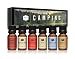 Camping Set of 6 Premium Grade Fragrance Oils - Campfire, Smores, Dirt, Fresh Cut Wood, Night Air, Cedar
