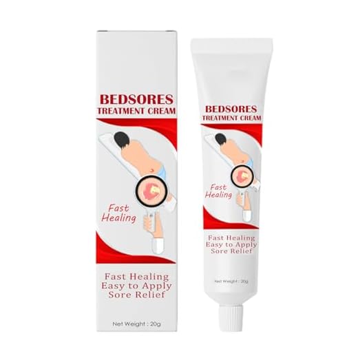 Crema para el dolor de presión,20g Pomada para úlceras de decúbito Crema para el cuidado de las úlceras de decúbito | Ungüento para úlceras de decúbito para úlceras por presión, piel irritada Gimocool