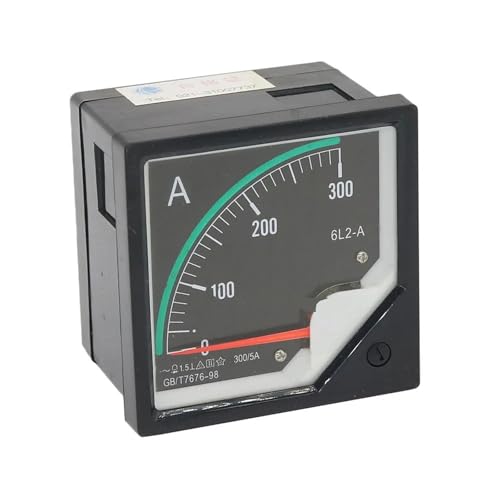 Ampèremètre à aiguille 6L2-A 100A pour tableau électrique 80x80 mm