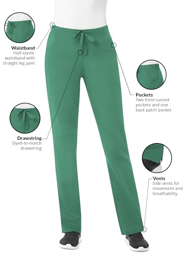 Image of Maevn Women's Half Elastic Medical Scrub Pant