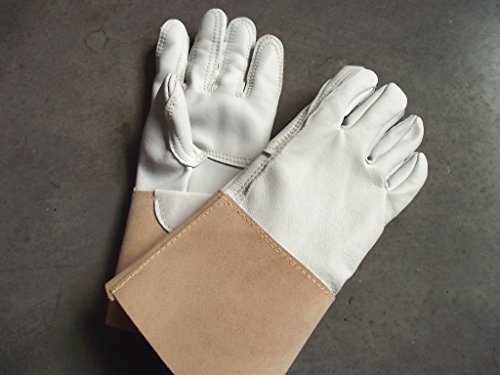 Qualitäts Rosenhandschuhe, Spezialausführung, Dornenhandschuhe, Gartenhandschuhe, echte Lederhandschuhe - Made in Germany, Handschuhe mit gedoppelter Innenhand. Aus handverlesenem Leder Cover