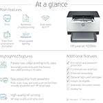 HP Laserjet M209dw High-Speed Wireless Monochrome Laser Printer for Home Use and Small Business, Fast 2-Sided Printing, Scanner, Copying, Dual Band WiFi Compact Black and White Printers (Renewed) - Image 4