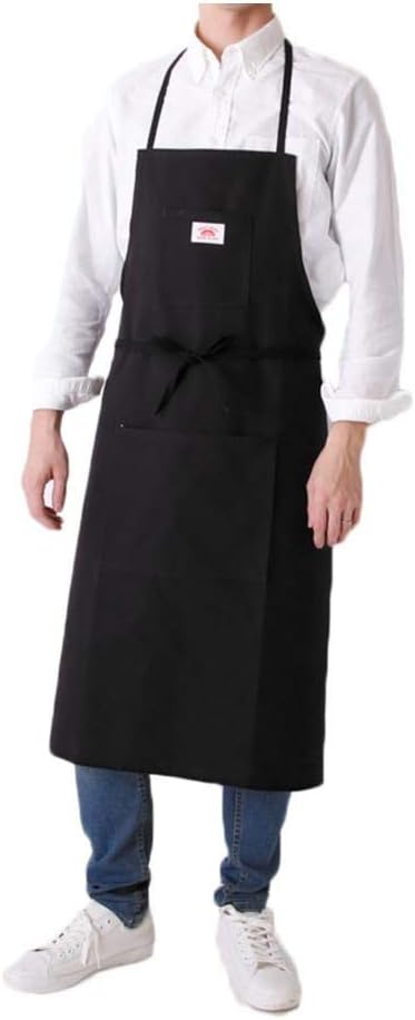 Round House Mens Shop Apron - Black