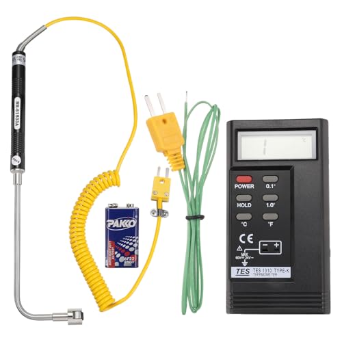 Thermomètre numérique K MECCANIXITY sonde surface NR-81533A mesure 1300 °C