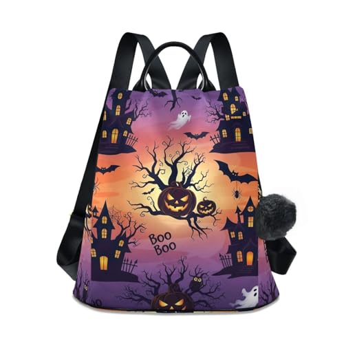 Sac à dos femme antivol violet imperméable et élégant pour le voyage