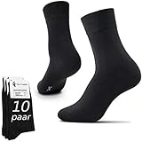 😀【Universal】Ob Sie einen langen Tag bei der Arbeit haben, aktiv Sport treiben, oder einfach Ihre Freizeitaktivitäten gestalten, Sie sind immer gut mit Socken aufgehoben. Die Farbe schwarz ist zeitlos in der Mode und unterstützt hervorragend jedes Outfit in seinem Äußeren. Wer also Wert auf gutes Aussehen und Funktionalität legt, der kann sich auf diese Basic Socken verlassen.