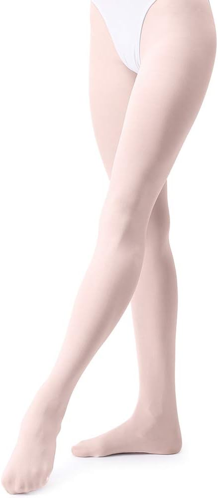 tanzdunsjeBallet Tights Girls, Pink Ballet Dance Tights Footed -Soft & Stretch for Kids Women