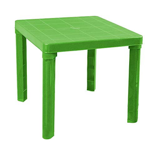 vari colori Zeus Party Tavolino in plastica rigida 50 x 50 per interni/esterni vari colori (verde)