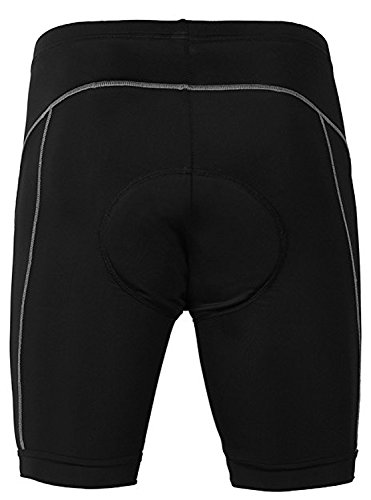 ZITY Cycling Shorts Men's 3D Padded Bike Shorts Black X-Large - Thumbnail 3