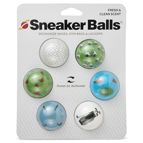 Sneaker Ball Shoe Odor Eliminator & Remover - Fresh, Clean Scent Blocks Odors - Twist-to-Activate...
