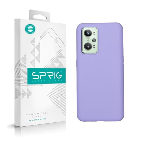 Image of SPRIG Compatible with Realme GT Neo 3T Premium SilkTone (Liquid Silicone) Back Cover Drop Tested Shock Proof Mobile Case for Men, Women, Boys and Girls with Camera Protection (Light Purple)
