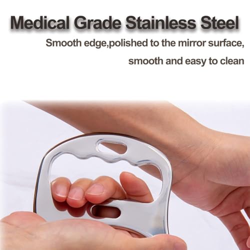Image of Stainless Steel Gua Sha Scraping Massage Tool Muscle Scraper Soft Tissue Mobilization Massager 1 Pcs