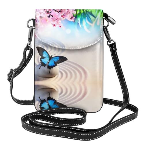 Portefeuille et porte-cartes multifonction sous forme de mini sac en cuir